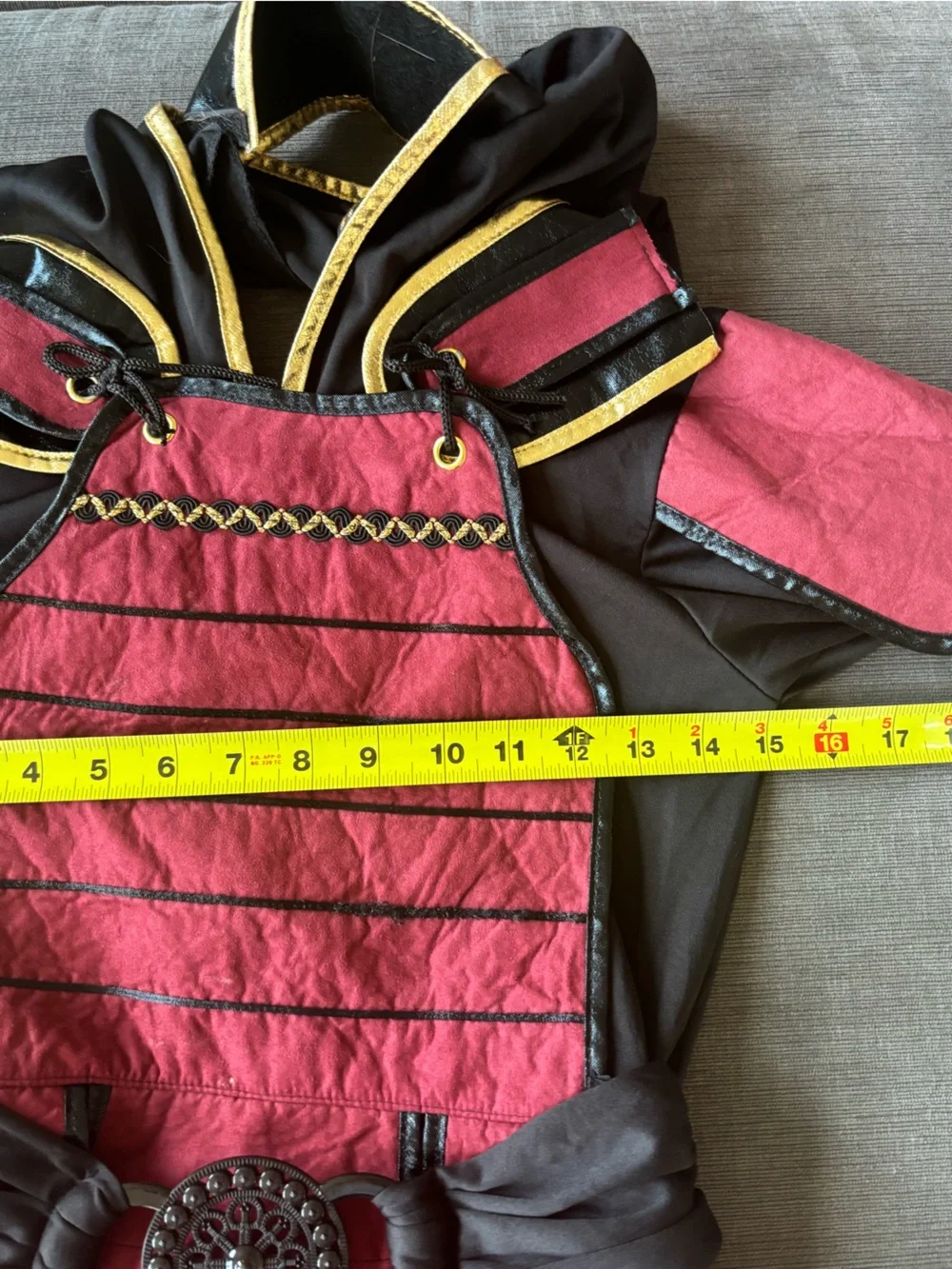 Teetot Ninja Samurai Style Halloween Costume Jumpsuit Boys Girls Size 7/8